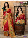 Red Colour Latest Designer Wedding Wear banarasi Waeving Silk Saree Collection 5174